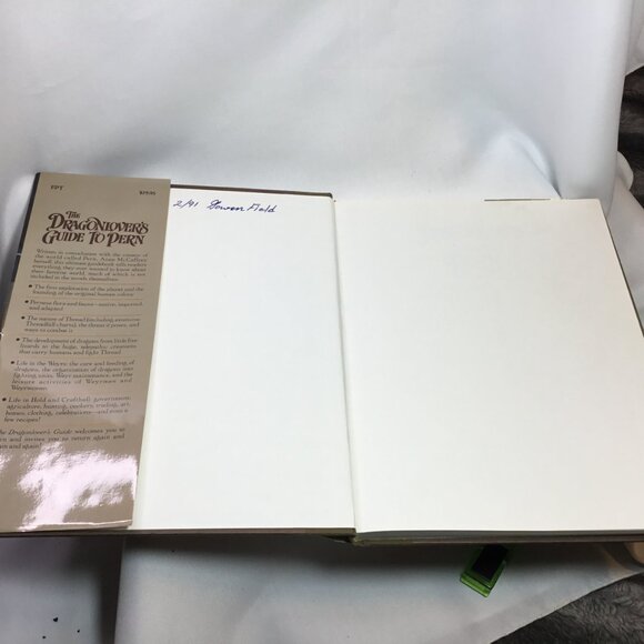 The Dragonlover's Guide To Pern by Jody Lynn Nye & Anne McCaffrey HC/DJ 1989 1st - Picture 7 of 16